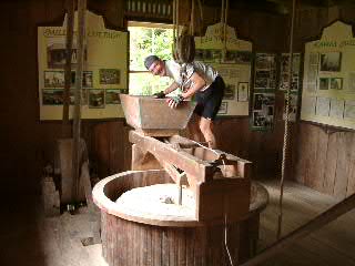 Rdiger beim Einstieg in die in der Kawana Mill
