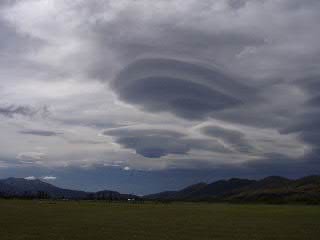 Wolkenformation bei Hanmer Springs