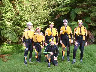 Underworld Rafting - Gruppenfoto