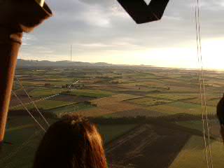 Blick vom Ballon Richtung Christchurch