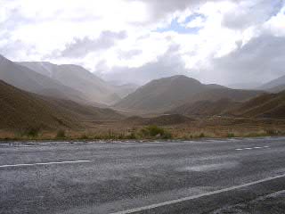 Blick vom Lindis Pass