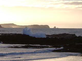 morgens an der Porpoise Bay