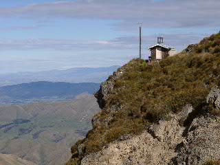 Htte unterhalb des Gipfels von Little Mount Peel