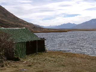 Hütte am Lake Emma