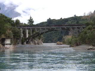 Brcke ber die Rakaia Gorge