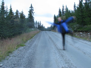 blauer Geist - Langzeitbelichtung