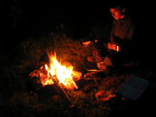 PG am Lagerfeuer