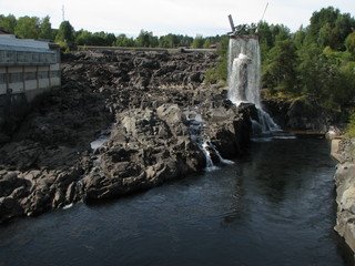 Hnefoss Wasserkunstwerk
